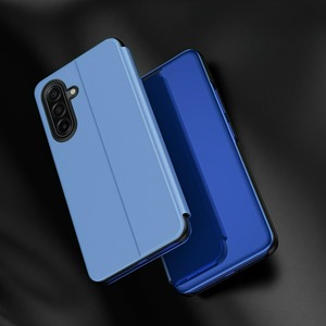 Étuis de téléphone en cuir PU pour Samsung Galaxy S25 Plus A17, design portefeuille, fonction support, effet miroir de maquillage - Product Image 2