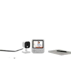 Anicebb Moniteur bébé professionnel écologique avec alarme, détection de mouvement, vision nocturne 720P, surveillance de la température, rappel d'alimentation - Product Image 1