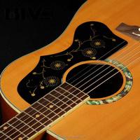 Nouveau panneau décoratif pour guitare folk de 41 pouces, original, trois couleurs, design spécial en forme de feux d'artifice