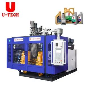 Double stations pe pp pc plastic bottles Jerry Can extrusion blow molding machine detergent shampoo bottles making machine