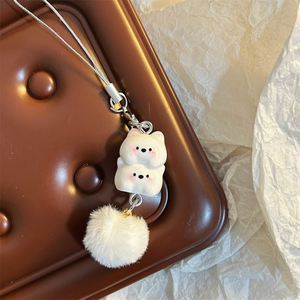 <b>Cartoon</b> Western Highland Phone Keychain Sweet Resin Puppy Keychain for Girls Student <b>Backpack</b> Hanging Accessories - Product Image 6