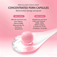 Crème en capsules de collagène PDRN à marque privée OEM ODM, personnalisable, anti-âge, raffermissante, éclaircissante, gel crème visage à la niacinamide