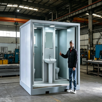 Bagno Portatile Moderno in Acciaio per Esterni Marca ZhongPai con Garanzia di 1 Anno, Container Mobile per Parchi e Altri Siti
