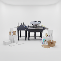 Imprimante jet d'encre automatique à plat haute vitesse pour carton ondulé, sacs en papier, carton - Machine d'impression numérique
