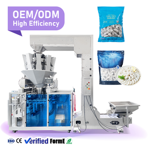 Food Automatic Doypack Packaging <b>Machine</b> Frozen Shrimp Frozen <b>Dumplings</b> Granule Filling and Sealing <b>Machine</b> - Product Image 1