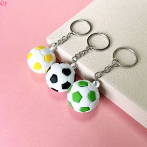 Llavero de pelota promocional QQ, llavero de cuero sintético duro con diseño de fútbol, béisbol y voleibol, de alta calidad, - Product Image 5