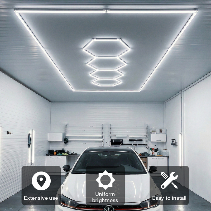 7 Grid DIY Led Garage Light