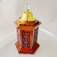 Porte-encens dukhoon brûleur dubaï bois laiton oudh nacre bakhoor brûleur gaharu brûleur d'encens encen bakhoor chauffage