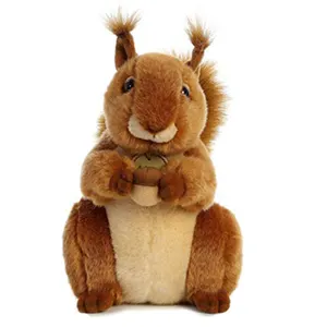 2024 Factory Custom Realistic Squirrel Stuffed Animals Super Soft Material Cozy Wholesale Squirrel Plush Toy
