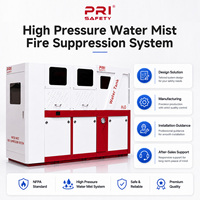 Système de brumisation d'eau automatique, solution de protection incendie industrielle pour système de stockage d'énergie BESS, conteneur ESS