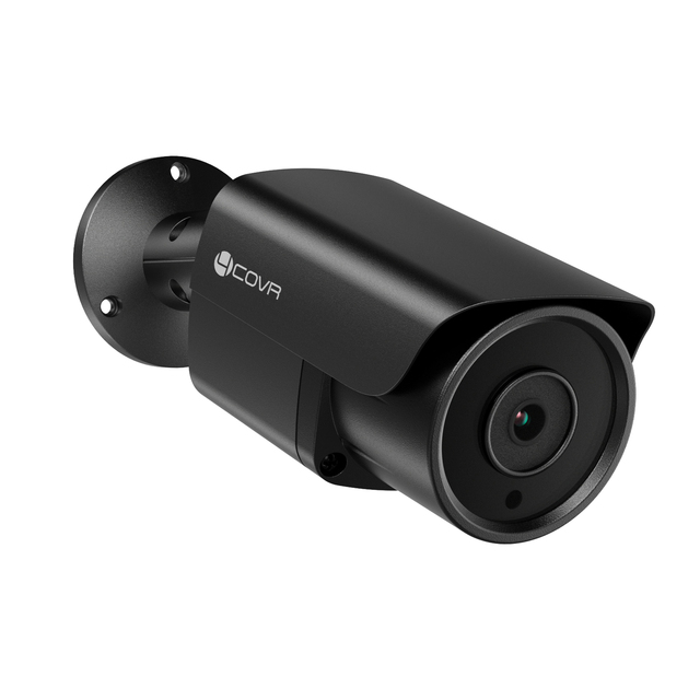 4COVR 4K PoE Security IP Bullet Surveillance Camera Outdoor 8-Megapixel Wired IP Camera AI Human Detection IR Night Vision