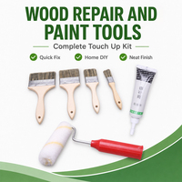 Pinceau à peinture en époxy anti-déchirure stable, rouleau à peinture ergonomique en plastique, outils de peinture pour la décoration de la maison