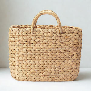 Bolso de Jacinto de Agua Vintage de Primera Calidad con Correa de Cuero, Gran Capacidad, Elegante y Tejido, para Minoristas de Boutiques - Product Image 1