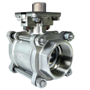 ボールバルブ1/2-8インチWCB/304/316自動空気圧ソフトシート内部スレッド制御ボールバルブ - Product Image 2