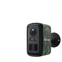 Caméra de sécurité WiFi 3MP avec détection de mouvement PIR, alimentation solaire, batterie, audio bidirectionnel, étanche IP66, pour carte SIM 4G