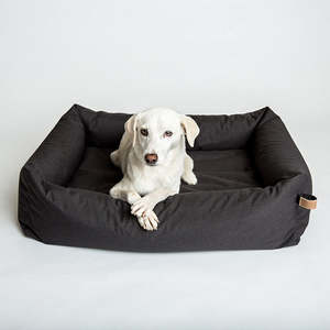 Cama Rectangular de Lujo para Perros y Gatos, Extra Grande, Gris, 100% Algodón, de Alta Calidad, para Todas las Estaciones, con Funda Desmontable - Product Image 6