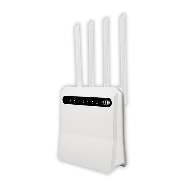 PIX-LINK Hot Sale 4G CPE Router C521 Home Office WiFi Router Shared VPN Multi Port LTE Hotspot with 4 Antennas 4000mAh Battery