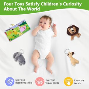 Culla <span class=keywords><strong>per</strong></span> <span class=keywords><strong>Neonati</strong></span> con Giocattoli Sospesi, Nido <span class=keywords><strong>per</strong></span> Bambini Traspirante e Confortevole in Cotone, Culla Portatile <span class=keywords><strong>per</strong></span> Viaggi - Product Image 6