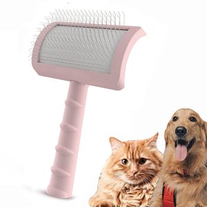 Brosse démêlante Petdom Odm pour chien, design incurvé, picots longs de 25 mm, manche pour démêler rapidement les nœuds - Product Image 1