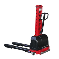Promotion : Petit transpalette autoporteur semi-électrique automatique, élévateur de palettes portable pour conteneurs