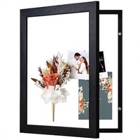 IELE MDF Bilderrahmen 4x6 5x7 12x18 Klappspiegel Klassisch Kreativ Wohndekor Geschenk Anpassbares Logo 2-Farben UV-Druck