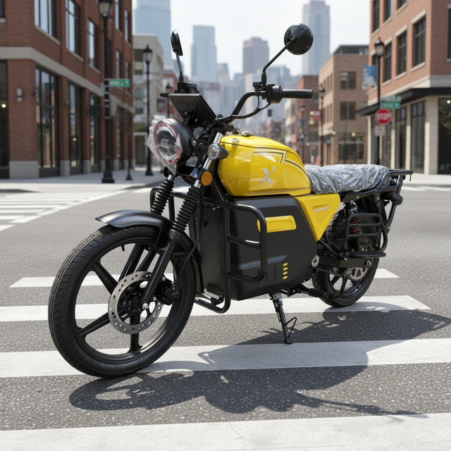 Heavy Loader Electric Motorcycle Easy Swapping Lithium Battery 200kg Loading Capacity Electric Motorcycle