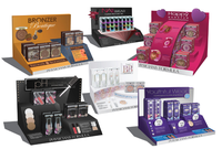 Comptoir en papier portable Pdq Présentoir en carton pour boutique de produits alimentaires cosmétiques Table pop-up sur mesure pour magasins de détail Présentoir de comptoir