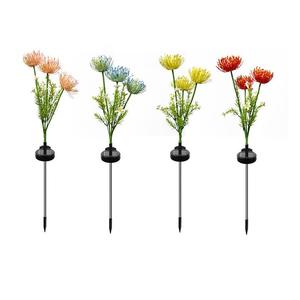 Nouvelle Décoration Extérieure Florale Artificielle en Forme <span class=keywords><strong>de</strong></span> Fleur d'Araignée Solaire pour Jardin, Noël, Fêtes, Pelouse, avec Piquet Lumineux en Fil <span class=keywords><strong>de</strong></span> Cuivre - Product Image 5