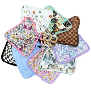 Couverture bébé en bambou respirante avec adorable thème Woodland idéal pour les tout-petits pendant la journée apaisante bambou bébé Lovey - Product Image 3