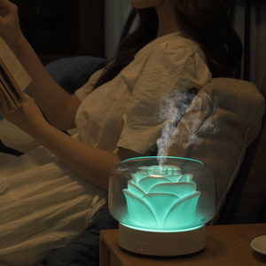 <span class=keywords><strong>Humidificador</strong></span> de aire portátil con forma de pétalo para el hogar, oficina y habitación de bebé, el más vendido, 2021 - Product Image 2