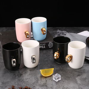 Factory Direct Sell Special Novelty Gifts Ceramic Ring Mug Promotional Advertising Mug