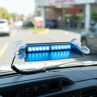 4 LED Weiß/Bernstein Warn blitzlicht/Auto Innen fenster Armaturen brett/Sicherheit