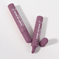 Tube de baume à lèvres personnalisable 2-en-1, tubes de crème pour les yeux et blush, matériaux biodégradables, tube cosmétique en plastique pour gloss à lèvres