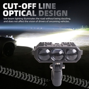 Sanvi S30 3000K 6000K Projecteur LED Bi-LED pour Grille de Voiture, Accessoires de Phare de Voiture, Projecteur de Phare Bi-LED - Product Image 5