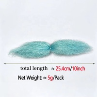 5g/Paquet Fibre Angel Hair Angel Fiber Matériau de montage de mouches Scintillant Fibre Streamer Mobile Streamer pour leurres de pêche au poisson-appât, pour la pêche au brochet, à la truite et en mer