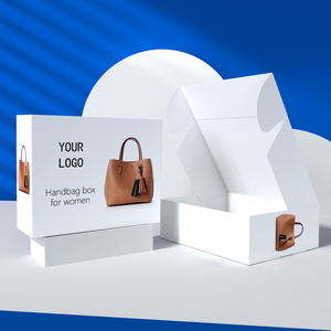 Maletín de diseño personalizado, caja de papel corrugado, <span class=keywords><strong>accesorios</strong></span> de moda <span class=keywords><strong>para</strong></span> mujer, caja de papel, bolso, caja de correo, embalaje <span class=keywords><strong>para</strong></span> bolsos - Product Image 4
