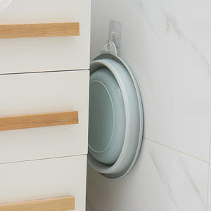 Cuvette de lavage pliable pour la maison cuvette de lavage de fruits en plastique pliable de randonnée baignoire à vaisselle peu encombrante pour évier - Product Image 6