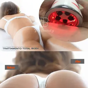 Aux États-Unis 360 rotatif 5d infrarouge raffermissant vide double boule rouleau sous vide équipement de massage du corps