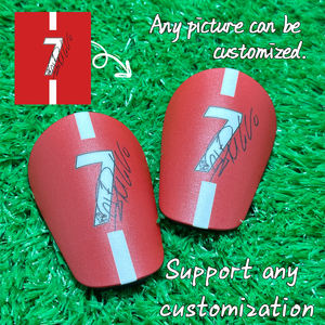 ओएम सबलिमिनेशन हीट ट्रांसफर प्रिंटिंग पैटर्न प्लास्टिक सफेद खाली फुटबॉल शिन गार्ड फुटबॉल खेल शेविंग फुटबॉल खेल - Product Image 2