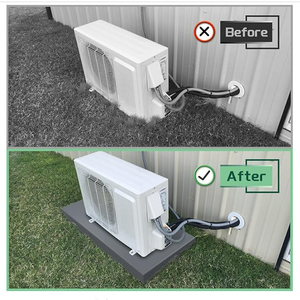 Chống rung tầng cơ sở điều hòa không khí Bracket núi thiết bị nhựa mini chia HVAC nhà thầu cao su condenser Pad - Product Image 4