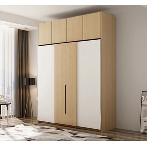 <b>Modern</b> Minimalist Sliding Door Wardrobe Space Saving Bedroom Storage Cabinet For Clothes - Product Image 2