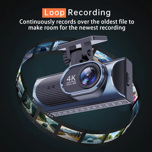 Câmera Veicular 4K com Lente Dupla, WiFi, GPS e Tela IPS, 1 Ano de Garantia, DVR Frontal e Interno para Carro - Product Image 5