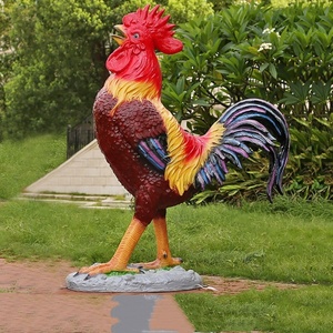 Escultura de <span class=keywords><strong>Gallo</strong></span> de Tamaño Real, Estilo Moderno, para Decoración de Jardín y Exteriores - Product Image 5