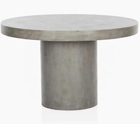 Table à manger en béton pour jardin, béton, personnalisé, pour l'intérieur et l'extérieur