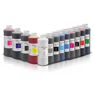 Ocbestjet-botella de 1000ML para impresora de inyección de tinta, 12 colores, Universal, resistente al agua, para HP pageancha 477