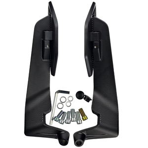 Espejo Retrovisor para Motocicleta, Modificación y Mejora de Estilo, Espejo Retrovisor de Aleación de Aluminio con Amplio Campo de Visión, Espejo Fijo Tipo Ala - Product Image 4