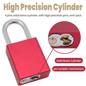 Aluminum Alloy Lockout Tagout <b>Padlock</b> - Product Image 2