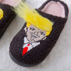 Pantuflas Personalizadas para Mujer, Pantuflas de Casa, Peludas, Cálidas, de Felpa, de Invierno, Pantuflas de Moda para Mujer, Pantuflas Bordadas para Mujer - Product Image 6
