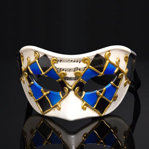 प्लास्टिक हेलोलीन बकरी भेड़ हड्डी की खोपड़ी के लिए पशु आधा चेहरा मास्क - Product Image 3