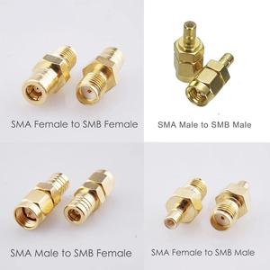 Bộ chuyển đổi SMA để SMB nam cắm & nữ Jack dây thiết bị đầu cuối RF đồng trục kết nối đồng thau - Product Image 2